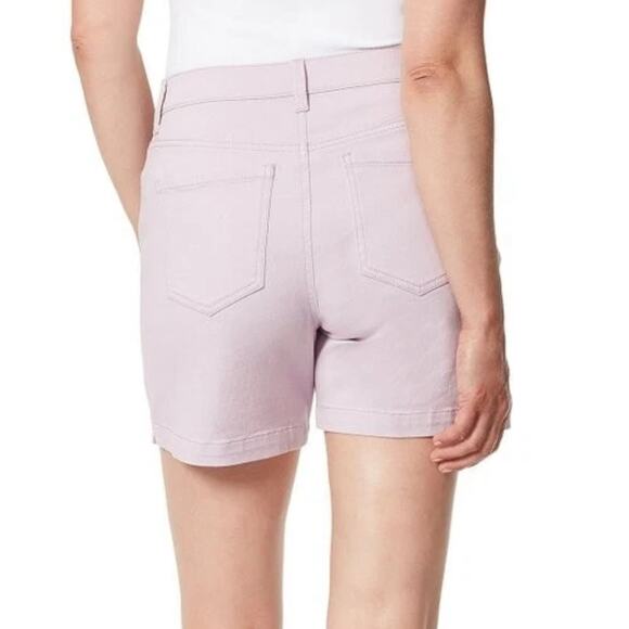 Gloria Vanderbilt Amanda Short Lavender Kiss Size 16 Short Length High Rise NWT - Picture 3 of 7